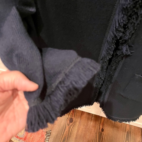 ST. JOHN.   Caviar With eyelash trim Amazing with jeans too!   ❤️.  10 flaw - Picture 7 of 8